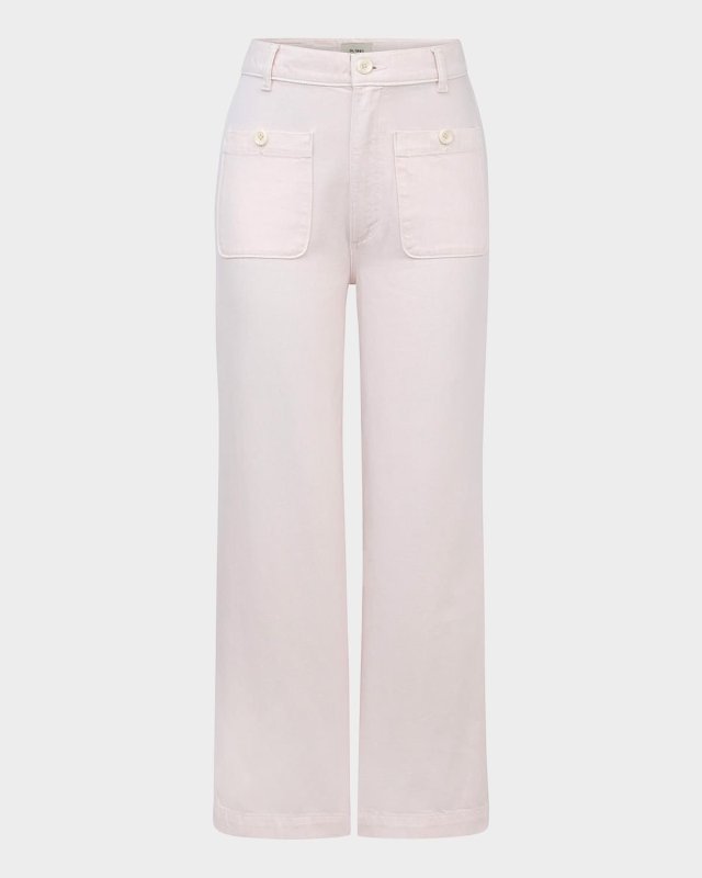 Hepburn Wide-Leg High-Rise Ankle Jeans